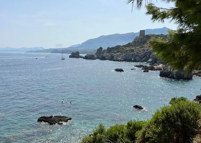 Le Sorelle Sea Front -villa Whit Private Pool Scopello
